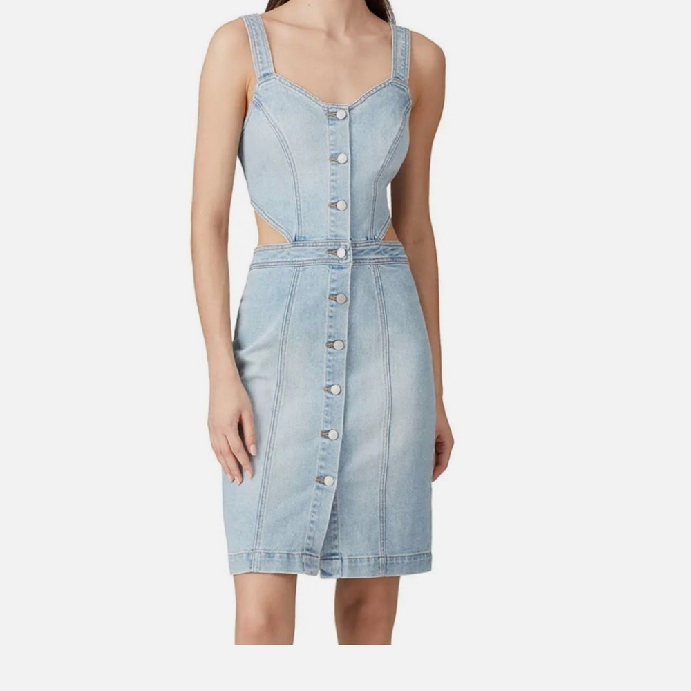 Light Blue Denim Two-Piece Set